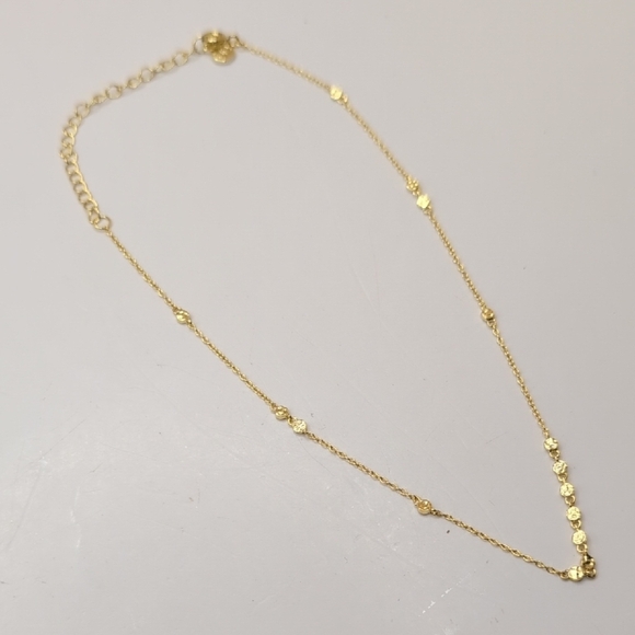 Gorjana Gold Beaded Necklace Classic Minimalist Design - Picture 4 of 5
